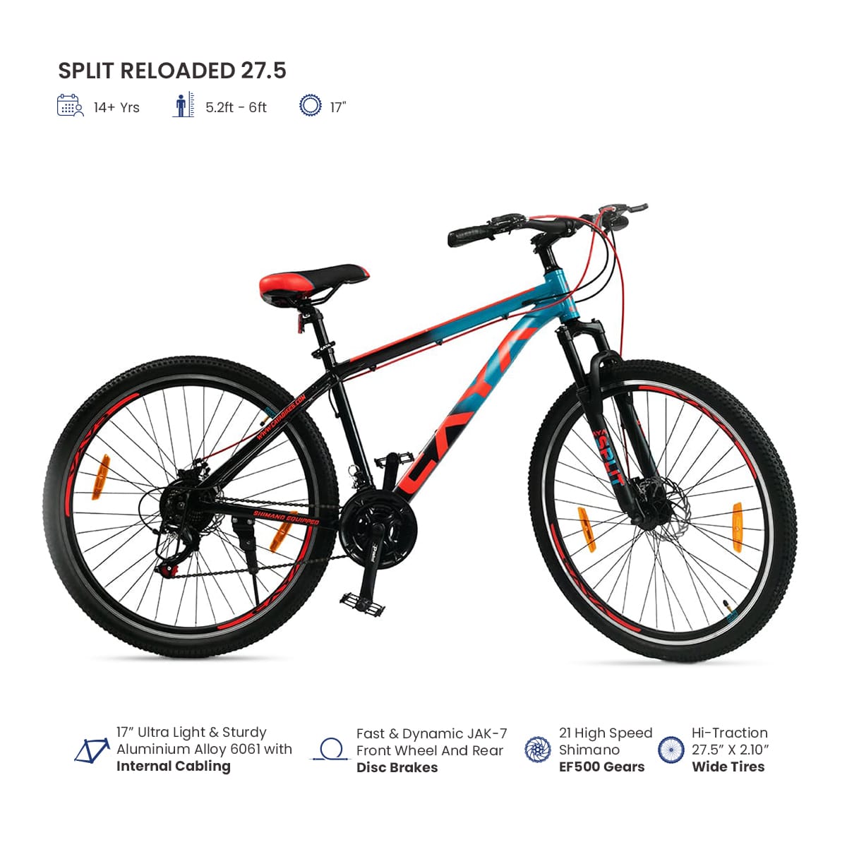 CAYA Split Reloaded 21 Speed Shimano Gear MTB