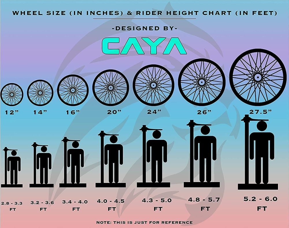 Tyre Size Bike Wheel Height Chart Tyre Size Guide Cycle Bike