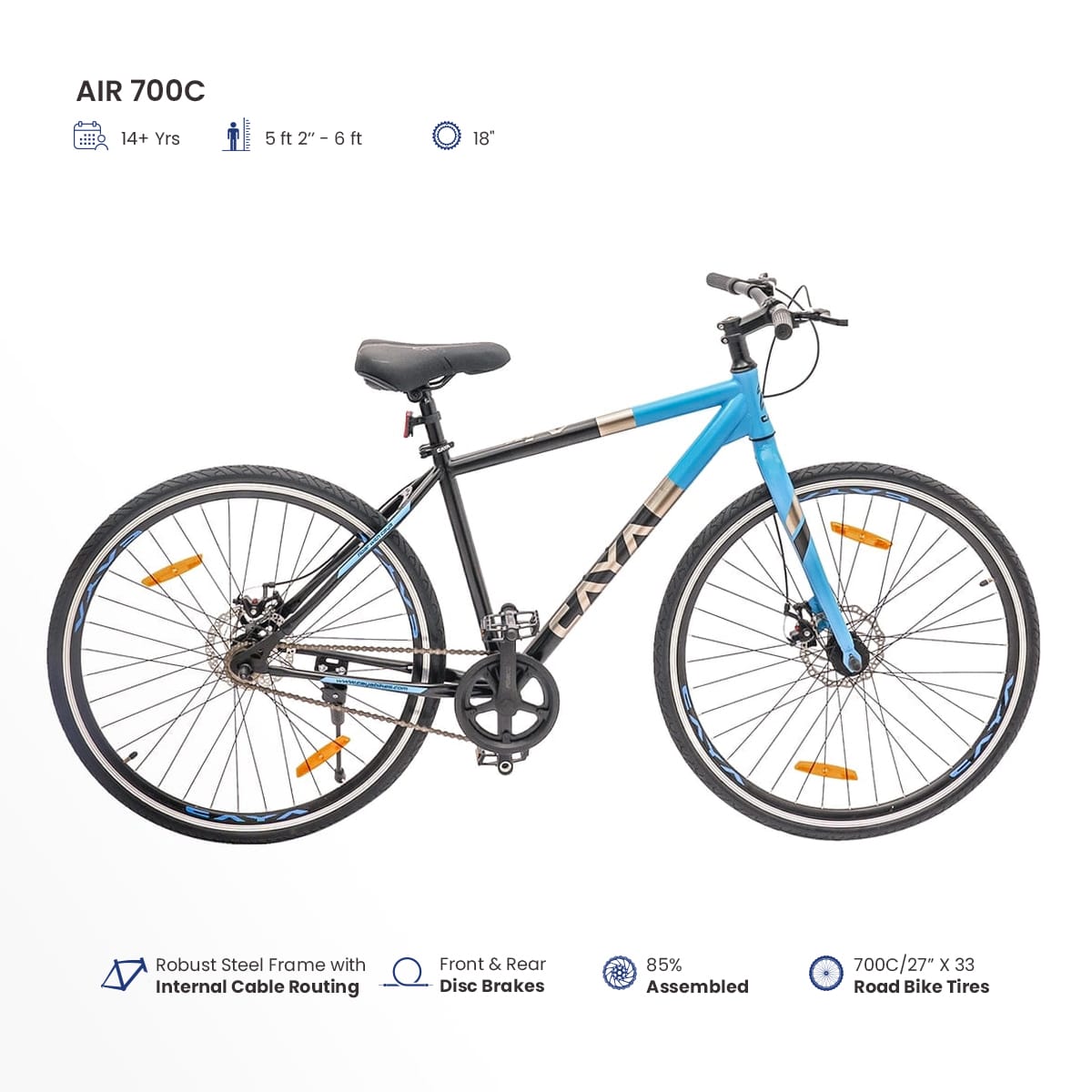 CAYA Air 700C Hybrid Cycle - Main Image